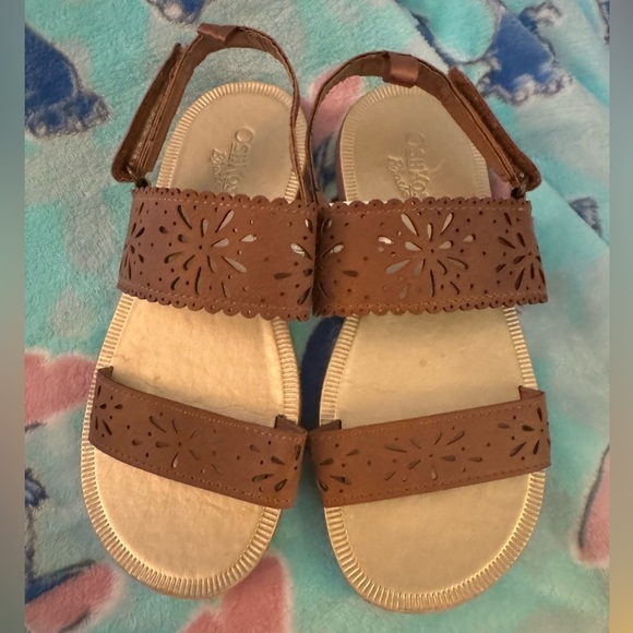 OshKosh B’gosh Girls Brown Megha Fashion Velcro Closure Sandal: 12 - Picture 5 of 12